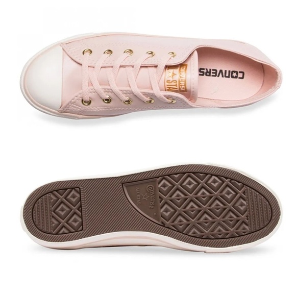 REVOLVE x Converse Women's Pink Chuck Taylor All Star Leather Size 7.5 - Picture 3 of 16